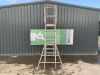 UNRESERVED Stradbally 7 to 11 Step Extendable Podium Ladder - 2