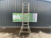 UNRESERVED Stradbally 4 to 6 Step Extendable Podium Ladder - 2