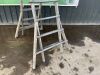 UNRESERVED Stradbally 4 to 6 Step Extendable Podium Ladder - 4