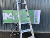 UNRESERVED 12 Step Aluminium Step Ladder - 5