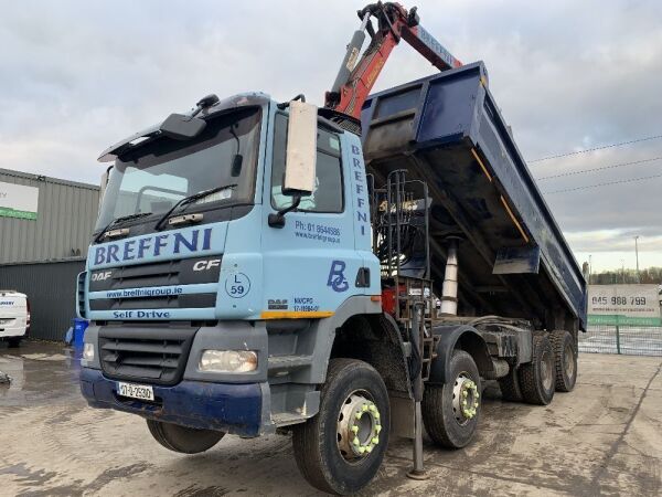 2007 DAF CF 85.380 8x4 Grab Truck