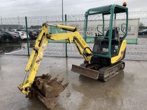 UNRESERVED 2012 Yanmar SV15 1.5T Excavator