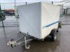 UNRESERVED Conway Single Axle Box Trailer c/w Roller Door