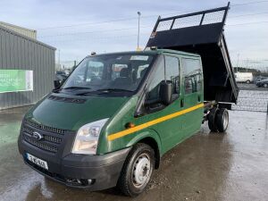 UNRESERVED 2012 Ford Transit 100T 350 Crew Cab Tipper