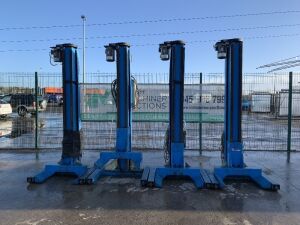 UNRESERVED 4 x 2002 Ravaglioli RAV212 Mobile Column Lifts