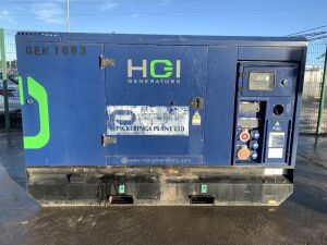 2015 Harrington 100KVA Diesel Generator