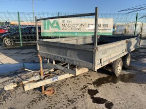 UNRESERVED Townend Double Axle 12ft Dropside Trailer