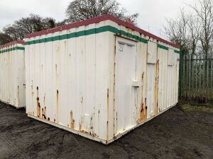 UNRESERVED Anti Vandal Site Cabin/Drying Room