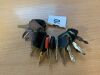 Large Set Of Various Machinery Keys - Yanmar, JCB, Volvo, Takeuchi, CAT & More